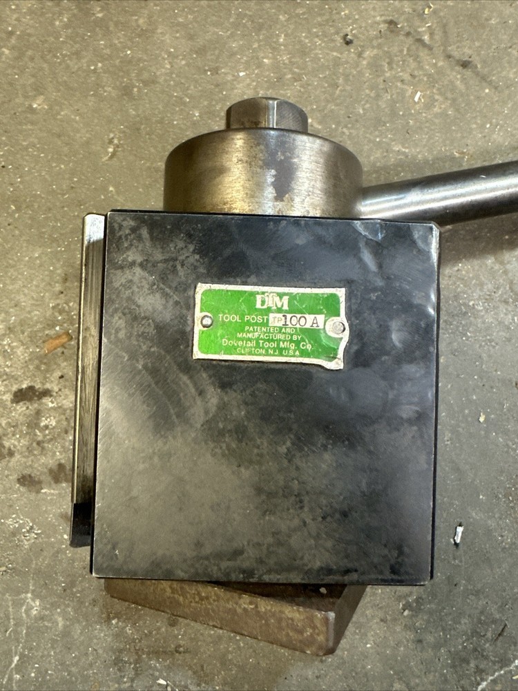 DTM USA TP100A Wedge Type Quick Change Tool Post Compatible W/ Aloris CA Holders