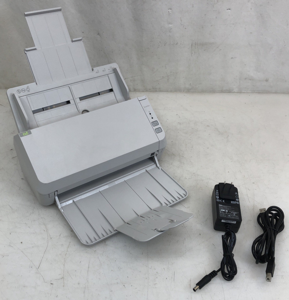 Fujitsu ScanZen Eko Plus Color Duplex Document Scanner Auto Feed FULLY TESTED