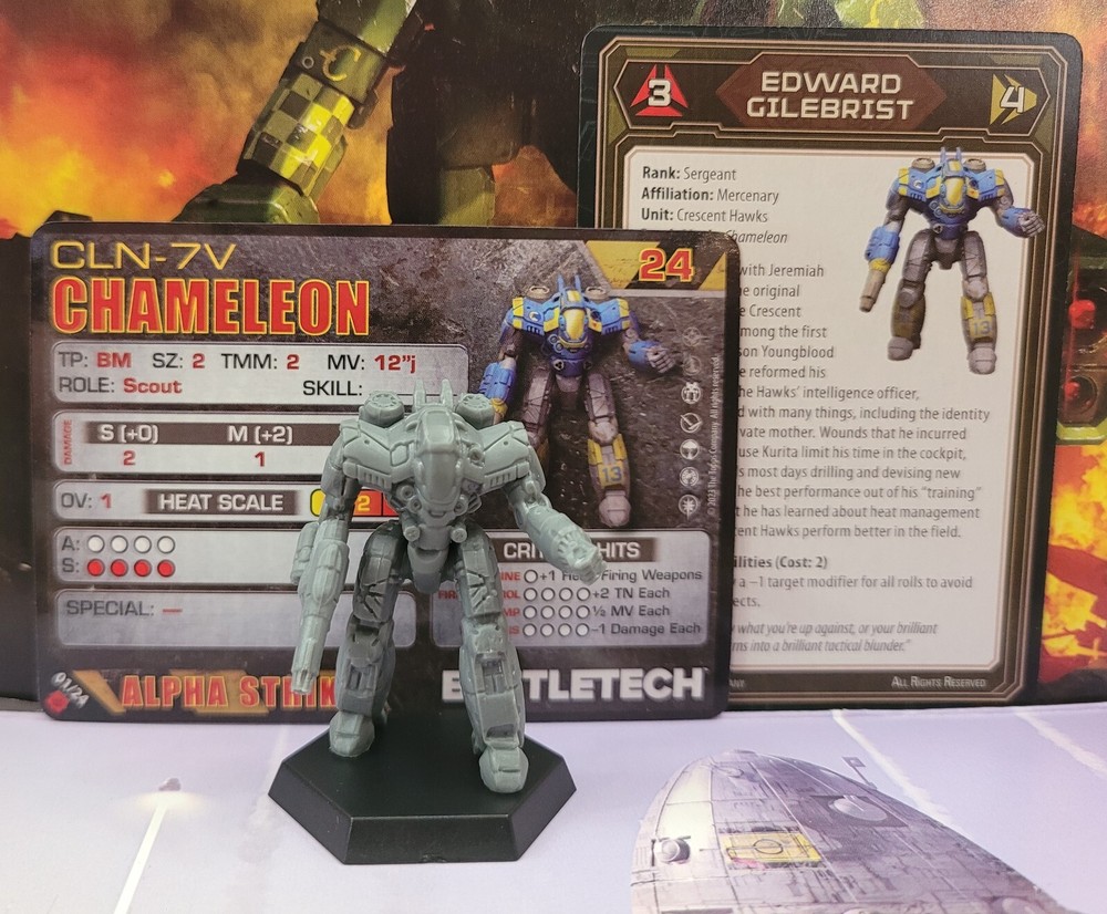 Battletech Chameleon Mech Inner Sphere Mercenaries boxed set Miniature
