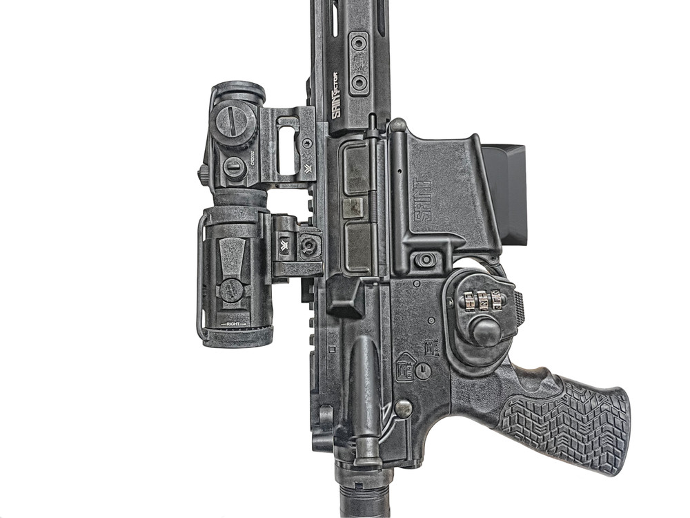 Rifle Wall Mount, Locking, Hidden screws