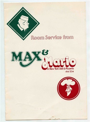Max & Mario New York Deli & Pizzeria Menu