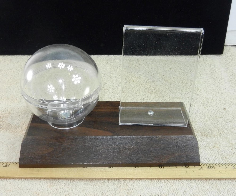 Clear Plastic Baseball Ball & Card Display Holder Protect & Save !