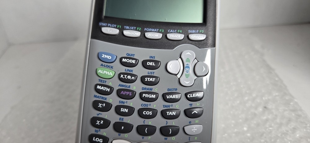 Texas Instruments TI-84 Plus Graphing Calculator Silver Edition Tested Cleaned