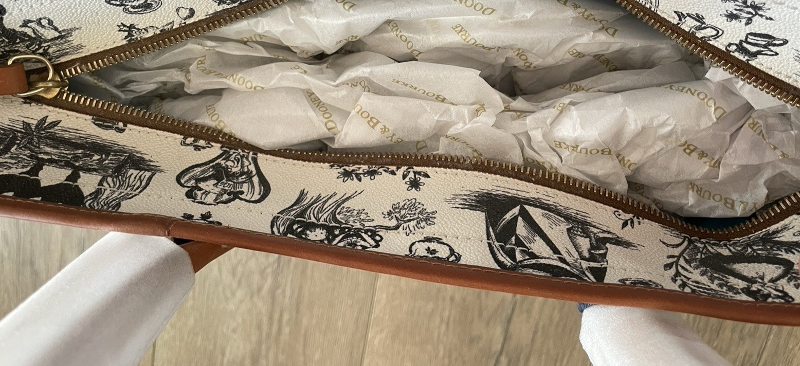 Dooney & Bourke Alice In Wonderland Purse Disney Tote Bag Purse NWT