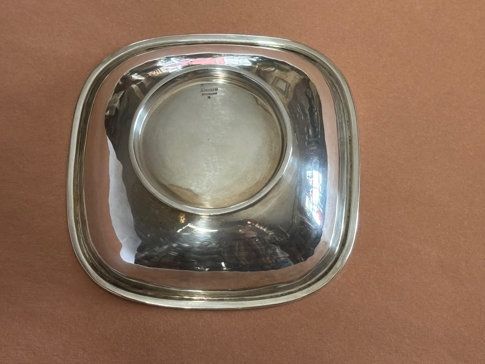 Vintage ARTHUR STONE STERLING SILVER MCM DISH BOWL 1966 BERMUDA TRIP 158.9 grams