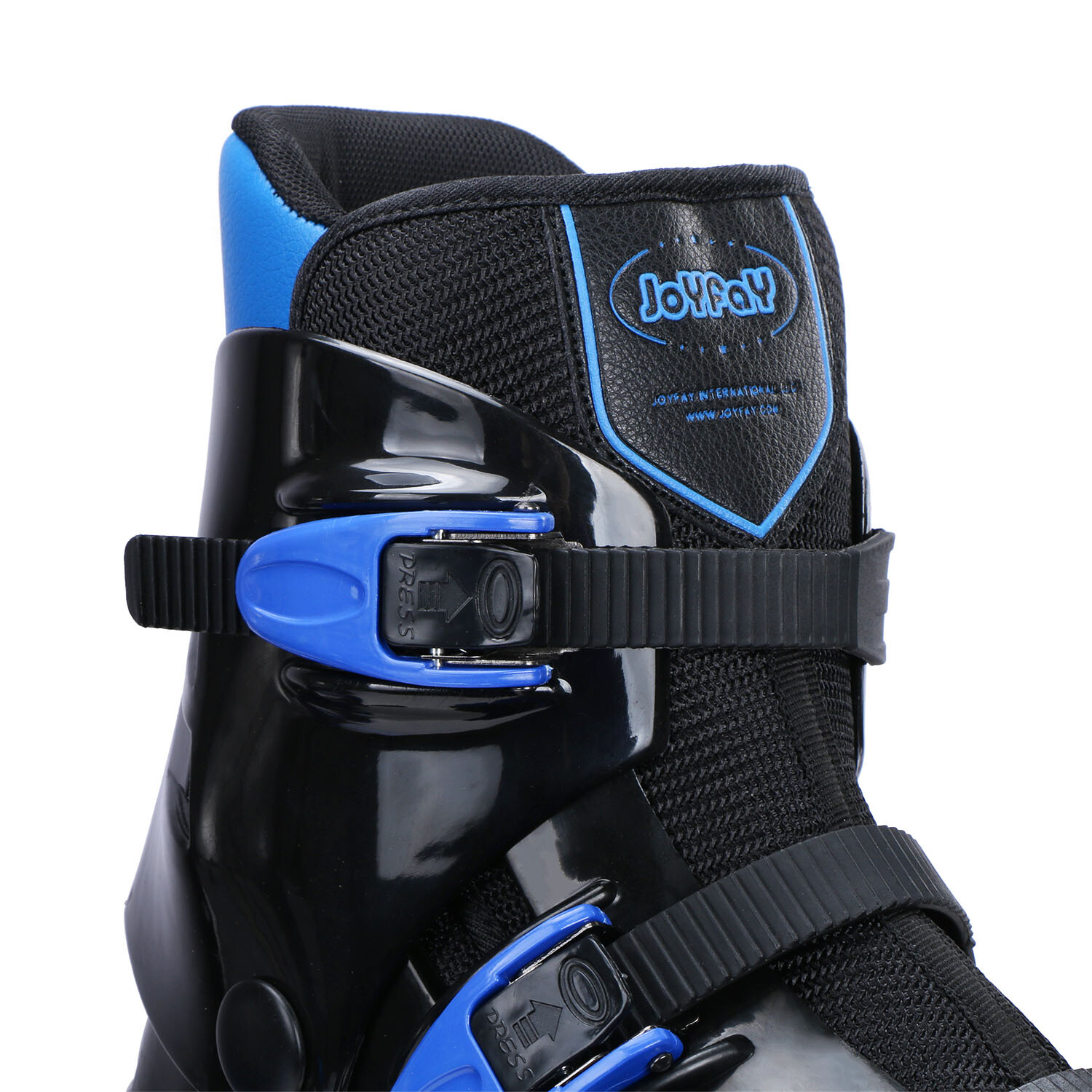 Joyfay Jumping Shoes Black-BLue Fitness Bouncy Boots Unisex, XL XXL