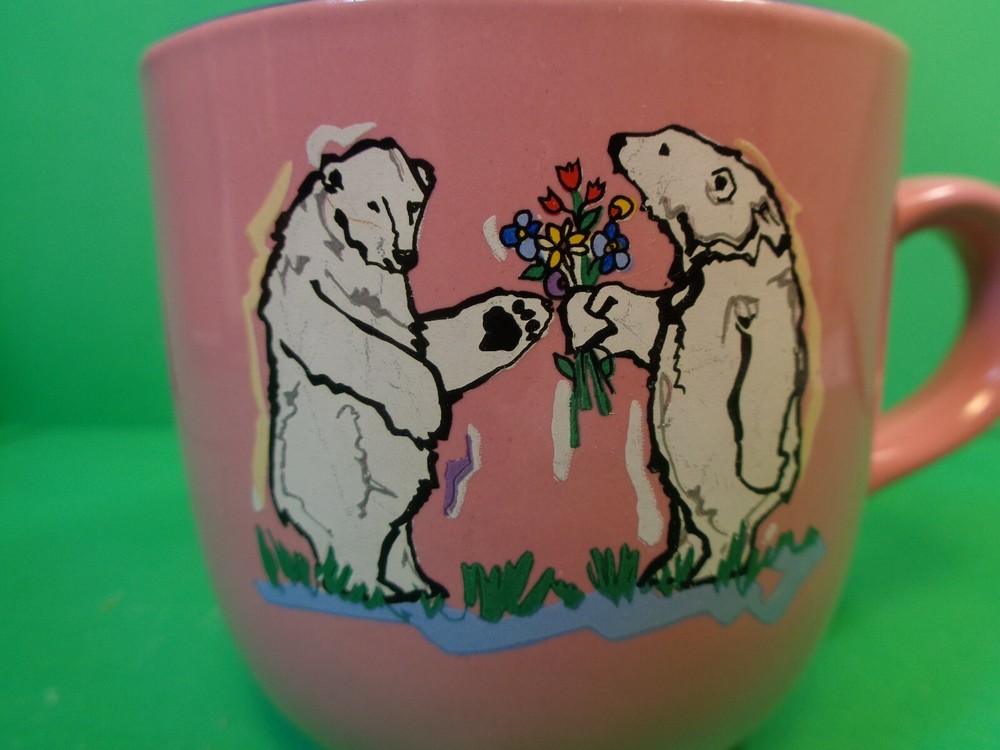 Canada/Happy Polar Bears Coffee Mug (Used/EUC)