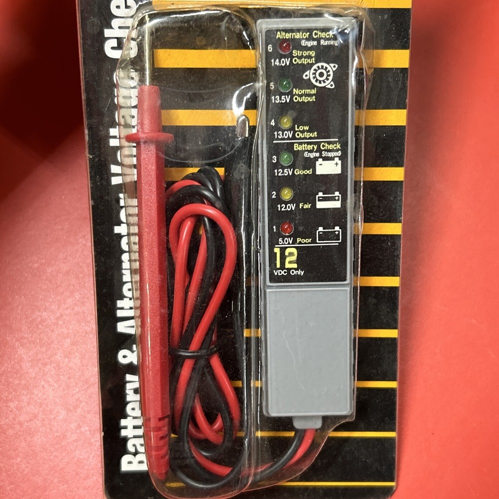 Performance Tools W2980 Battery & Alternator Voltage Checker 12VDC