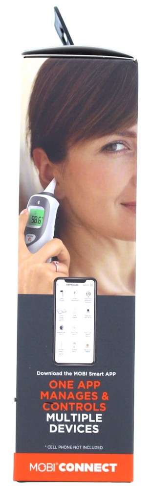 MOBI Smart Bluetooth Ear + Forehead Dualscan Thermometer