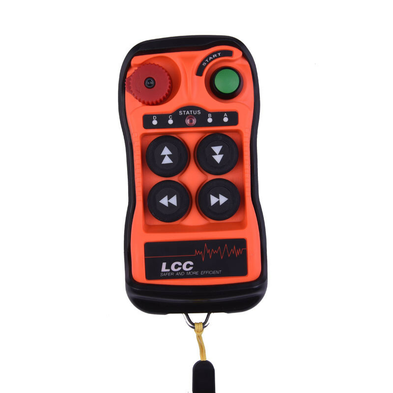 Crane Hoist Industrial Wireless Remote Controller 4 Keys Double Speed IP65