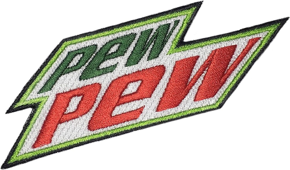 Pew Pew - Embroidered Morale Patch