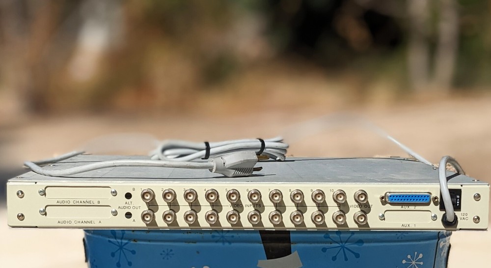 SIGMA ELECTRONICS SVX-210 Video Switcher 10 Inputs; Perfect for Security Mon Sys