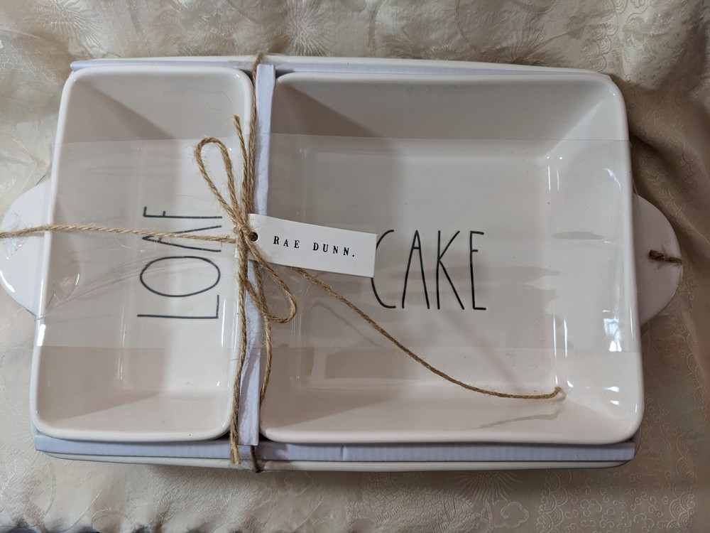Rae Dunn 3 Piece Bakeware Set New