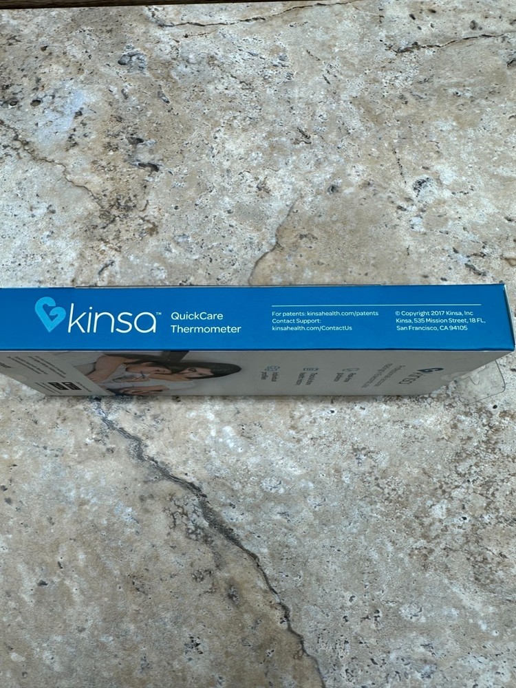 Kinsa QuickCare Bluetooth Digital Thermometer FDA Cleared Model KSA-110