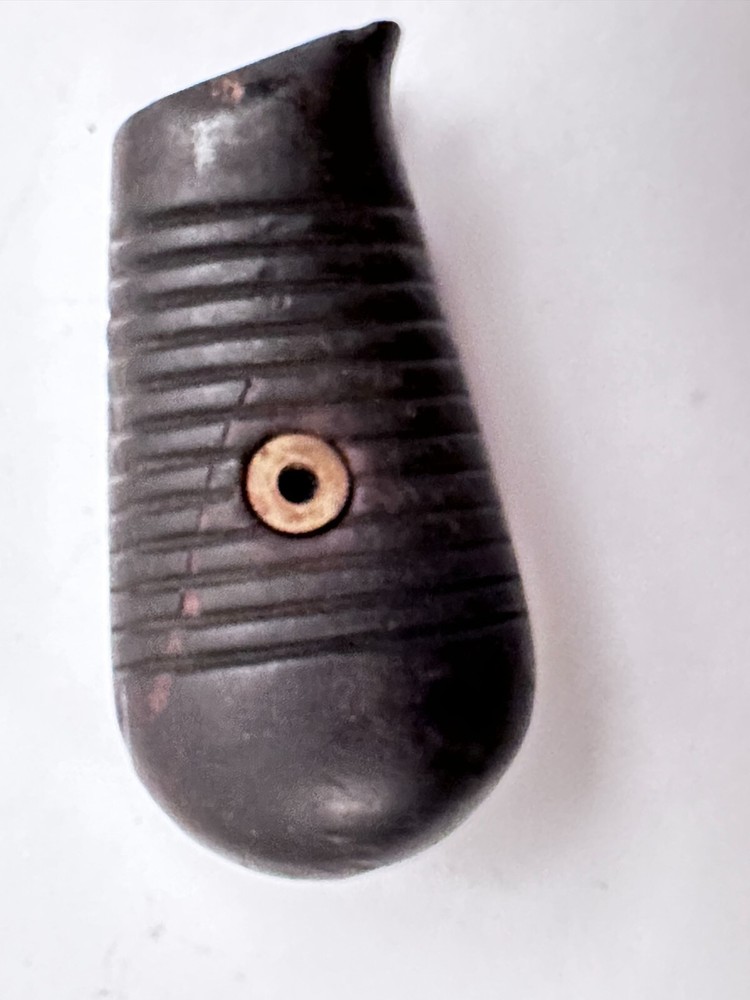 Astra Model 900 Broomhandle Walnut Grip. Right Panel Only. Original