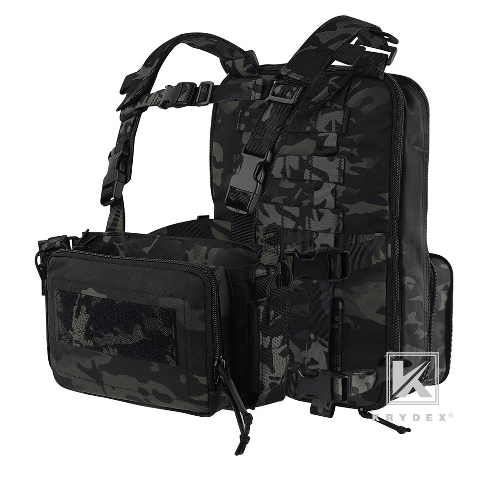 KRYDEX Tactical D3CR Chest Rig Harness D3 Flatpack Backpack MOLLE Rucksack MK