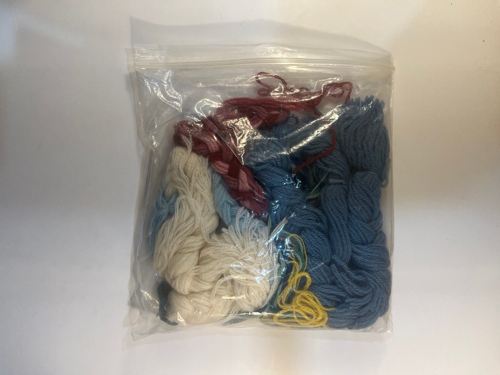 Dimensions Needlepoint Kit #2301 "Welcome Friends" - Started