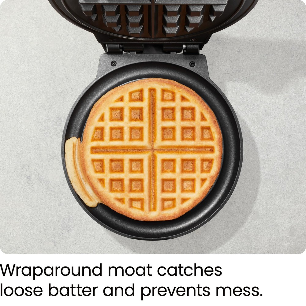 Anti-Overflow Belgian Waffle Maker w/Shade Selector, Temperature Control Mess...