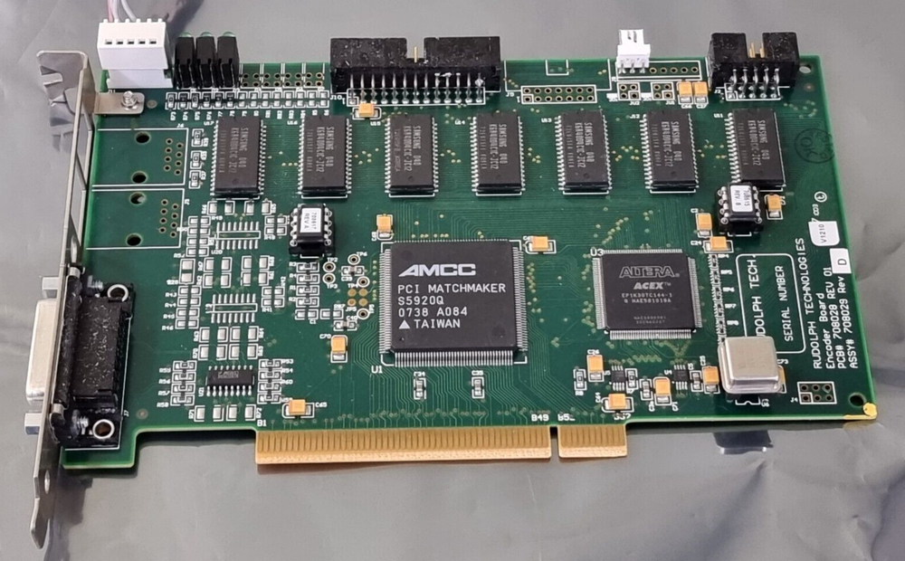 Used RUDOLPH TECHNOLOGIES PCB, ENCODER BOARD, 708028 REV 01, 708029 REV D