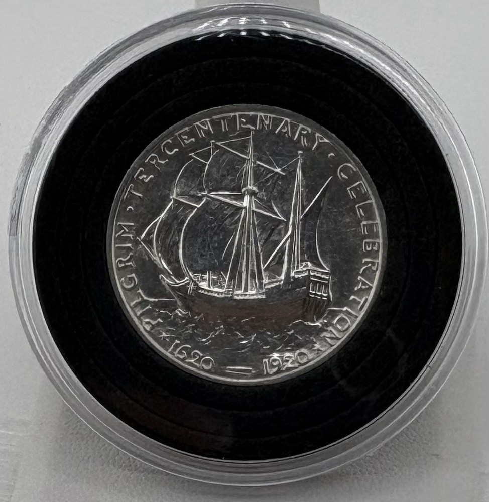 1920 Silver Commemorative Half Dollar Pilgram Uncirculated