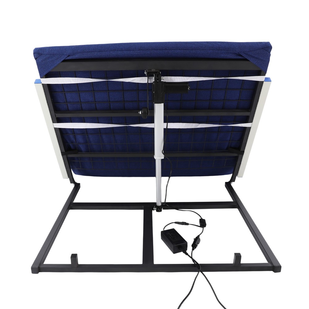 Electric Lifting Bed Backrest Adjustable Mattress Back Support w/ Remote Control