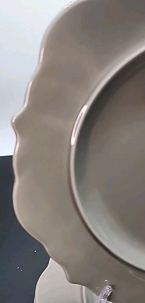 4 Threshold Wellsbridge Dinner Plates Gray 10” Plates