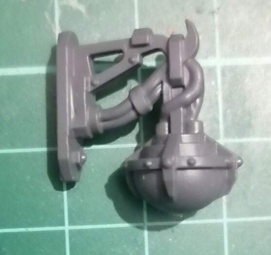 Wall Mounted Street Light Warhammer 40k Scenery