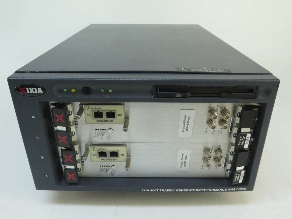 IXIA 400T Traffic Generator/Performance Analyzer /w two LM10GE700F1 Modules