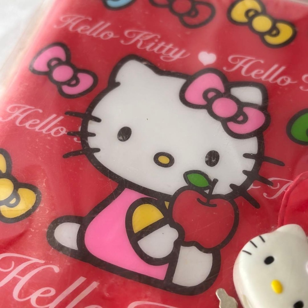 Unopened / with key] 2007 Hello Kitty System Notebook Red Original Notebook