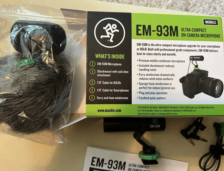 Mackie EM-93M Compact Microphone