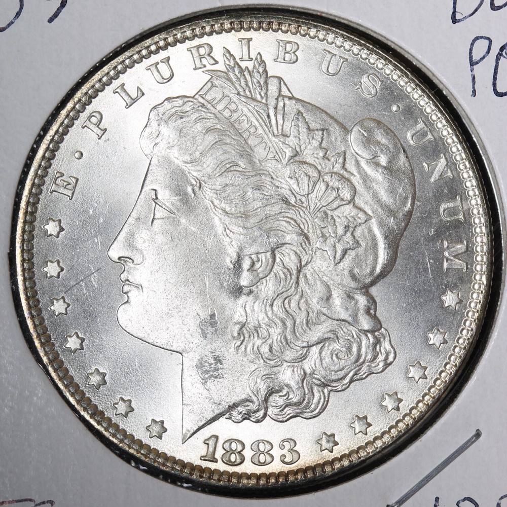 1883 Morgan Silver Dollar BU *UNCIRCULATED* MS PQ E257 STEM