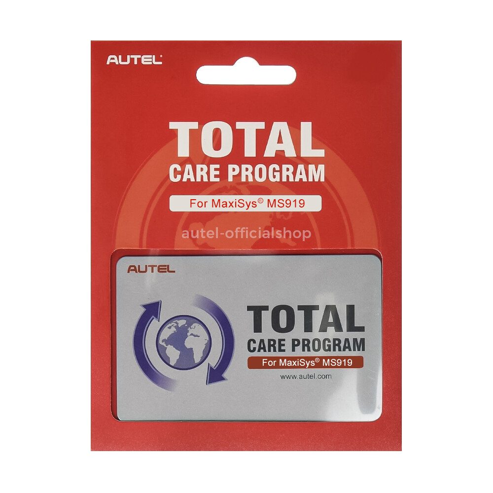 AUTEL MS919 1 YR SOFTWARE UPDATE MAXISYS MS919 TOTAL CARE UPDATE
