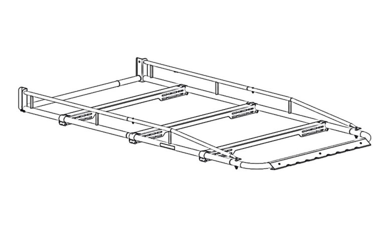 HOLMAN 100' ALUMINUM CARGO RACK- 8010A