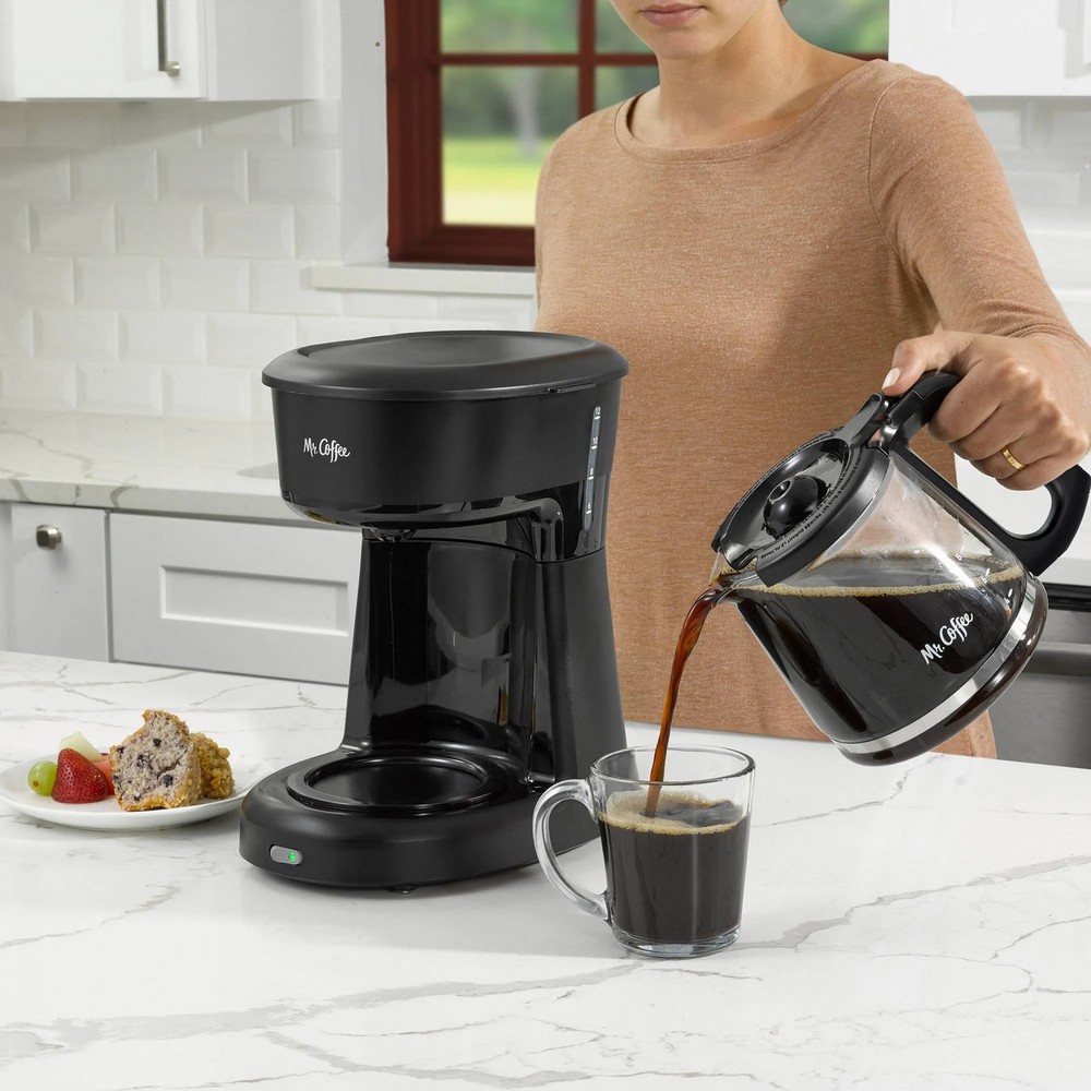Mr. Coffee 12-Cup Coffee Maker with Easy Switch, Black, Model 2176663
