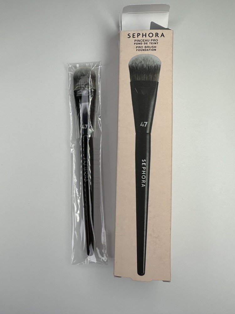 SEPHORA PRO Foundation Brush #47 – 100% Authentic Flawless Makeup Tool
