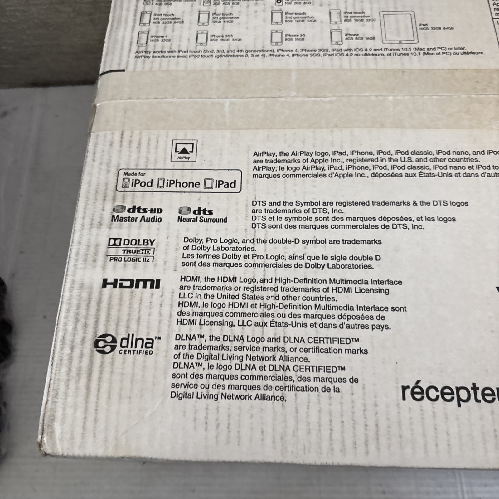 Pioneer VSX‑1021‑K Audio/Video Mult-Channel Receiver 3D-ready HDMI Apple AirPlay