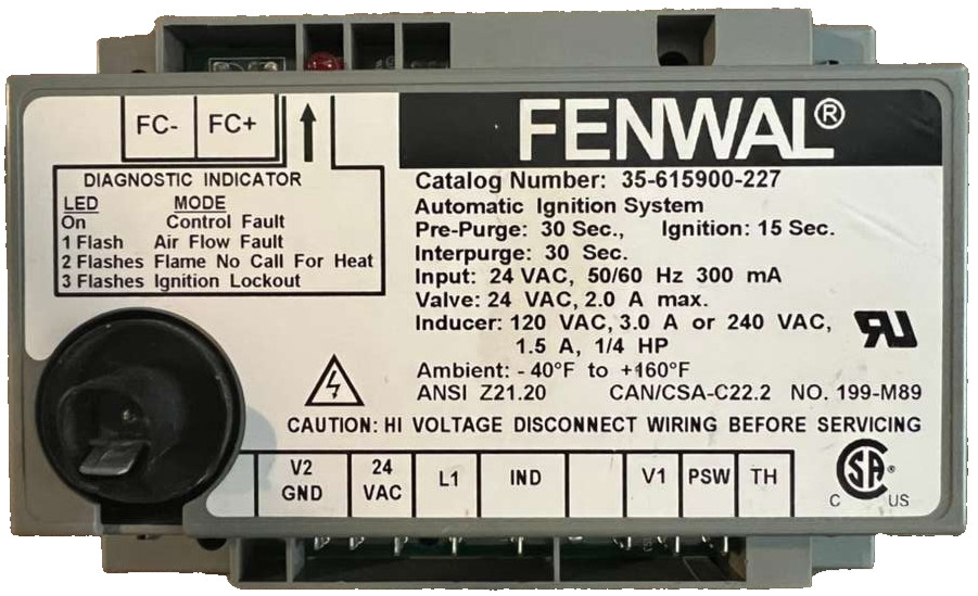 35-615900-227 Direct Spark Ignition Control