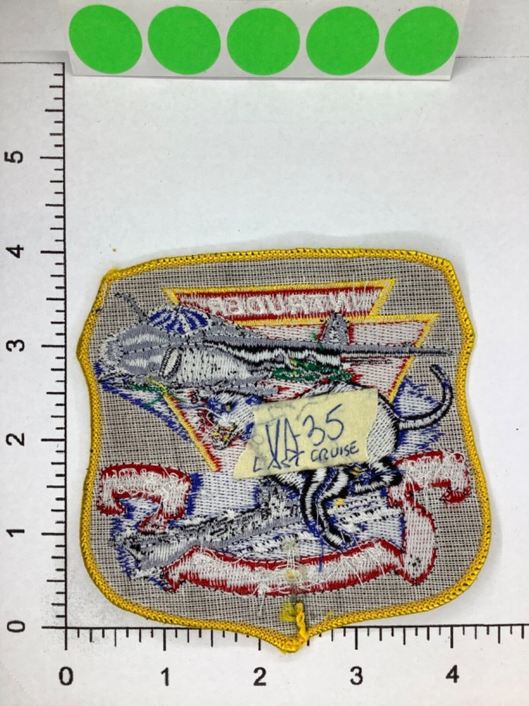 U.S NAVY VA-35 LAST CRUISE SQUADRON PATCH