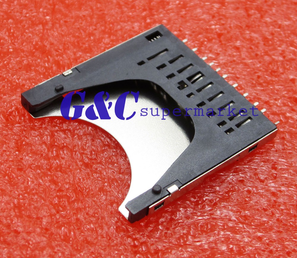 10pcs TF Socket SD Socket Flip Type Mobile Phone Memory Card Holder M36