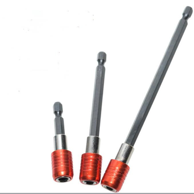 6Pcs 1/4 Screwdriver Quick Release EXTENSION Magnetic Hex Shank Holder Drill Bit