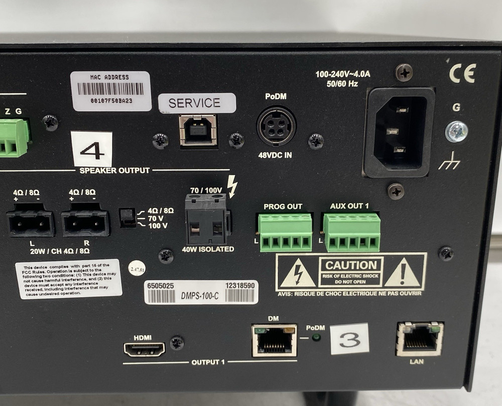 Crestron DMPS-100-C Digital Media Presentation System