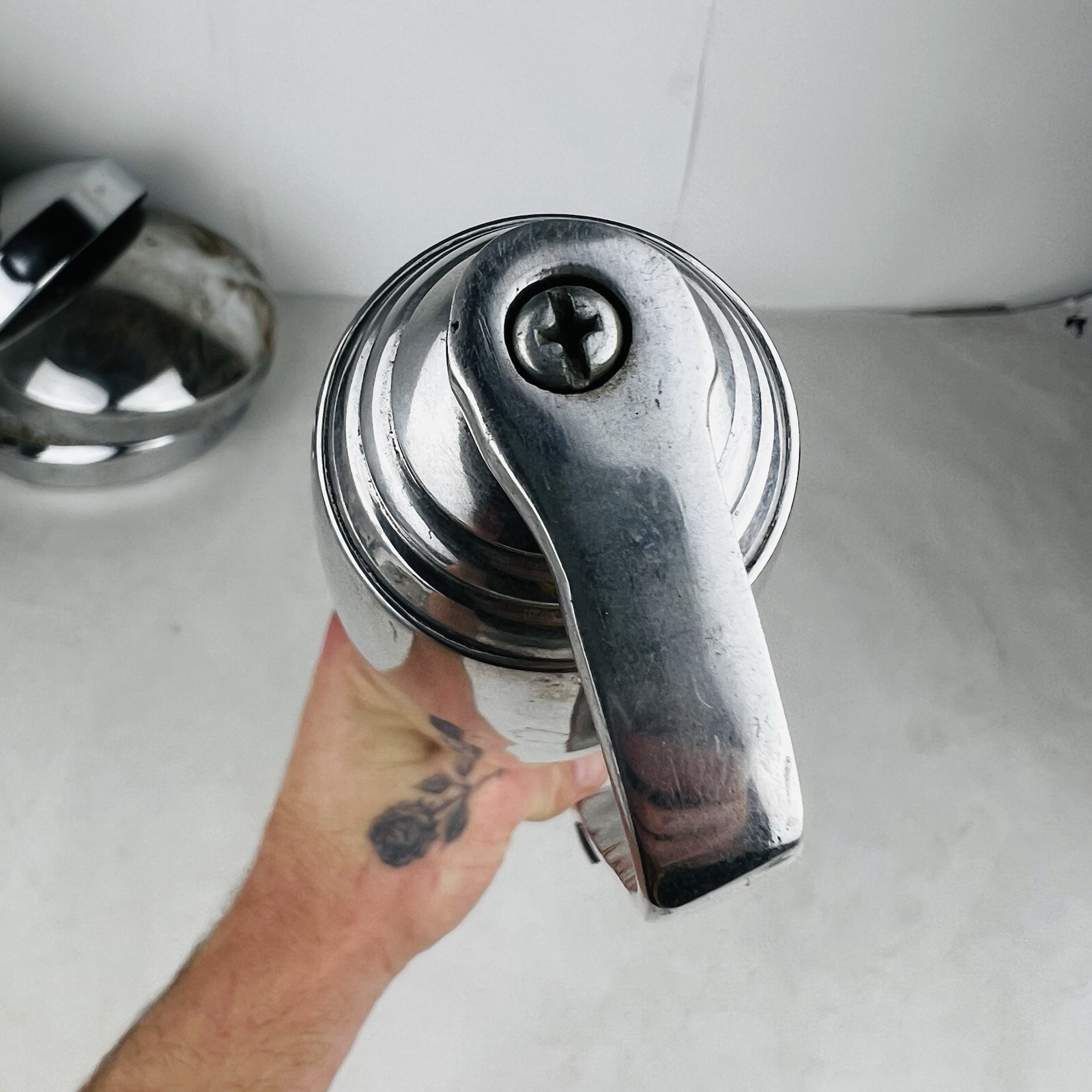 Vintage Oversized Aluminum Fountain Pen Store Display 20.5 Inch