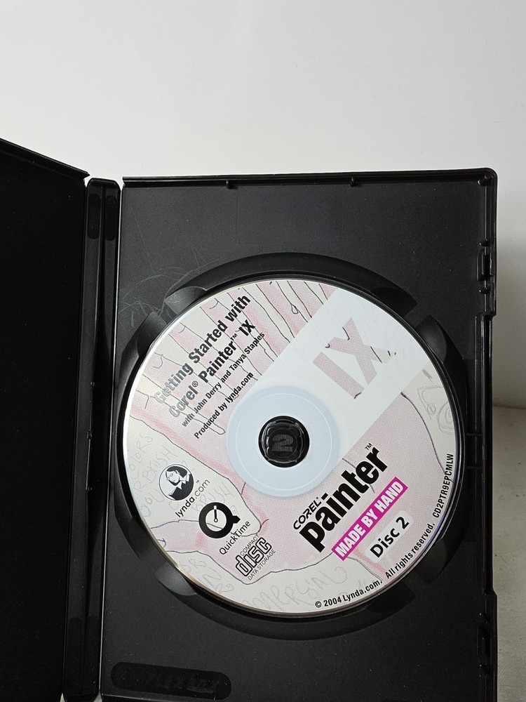 Lynda Getting Started with Corel Painter IX 9 Graphic Designer 2004 Training DVD