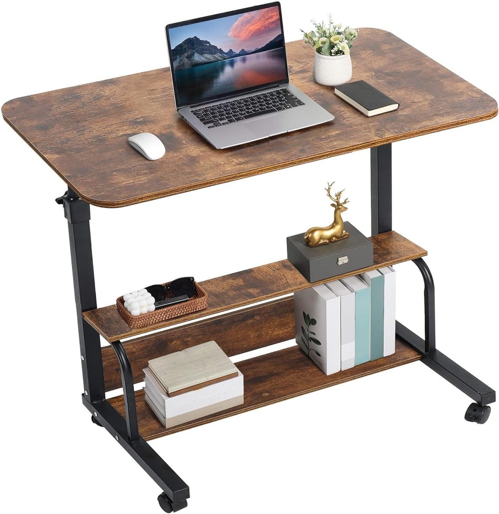 Durable Modern Computer Desk with Adjustable Height - Perfect for Work & Play