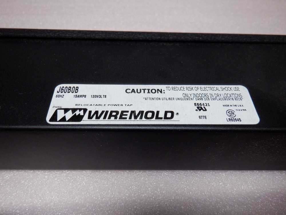 WIREMOLD J60B0B RELOCATABLE POWER TAP
