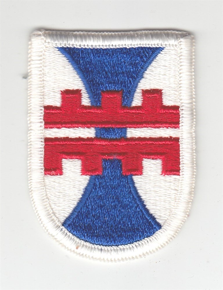 Army Patch: 412th Engineer Brigade - merrowed edge