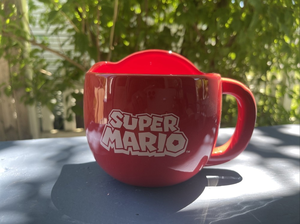 Super Mario Collectible Red Ceramic Mug