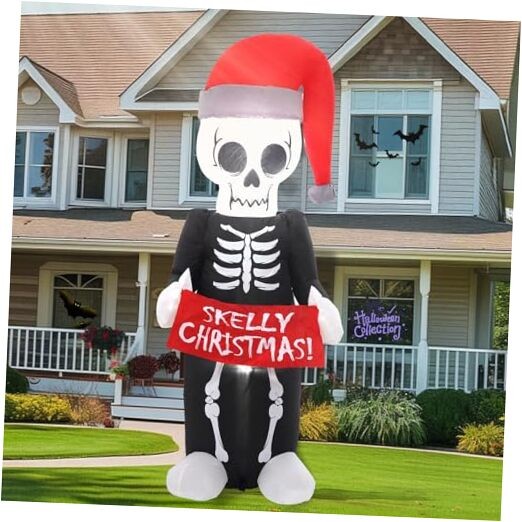 5FT Gray Old Man Pull Banner Inflatable C-5FT pull banner skeleton old man