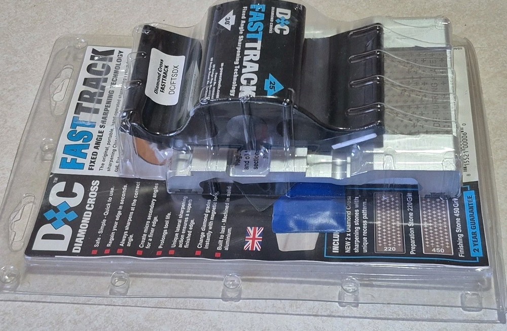 Diamond Cross Fast Track DC/FTSDX Chisel Sharpening Kit. Fixed Angle Tech.