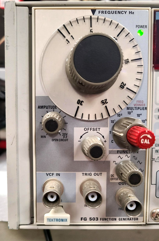 Tektronix FG503 Function Generator Plug In